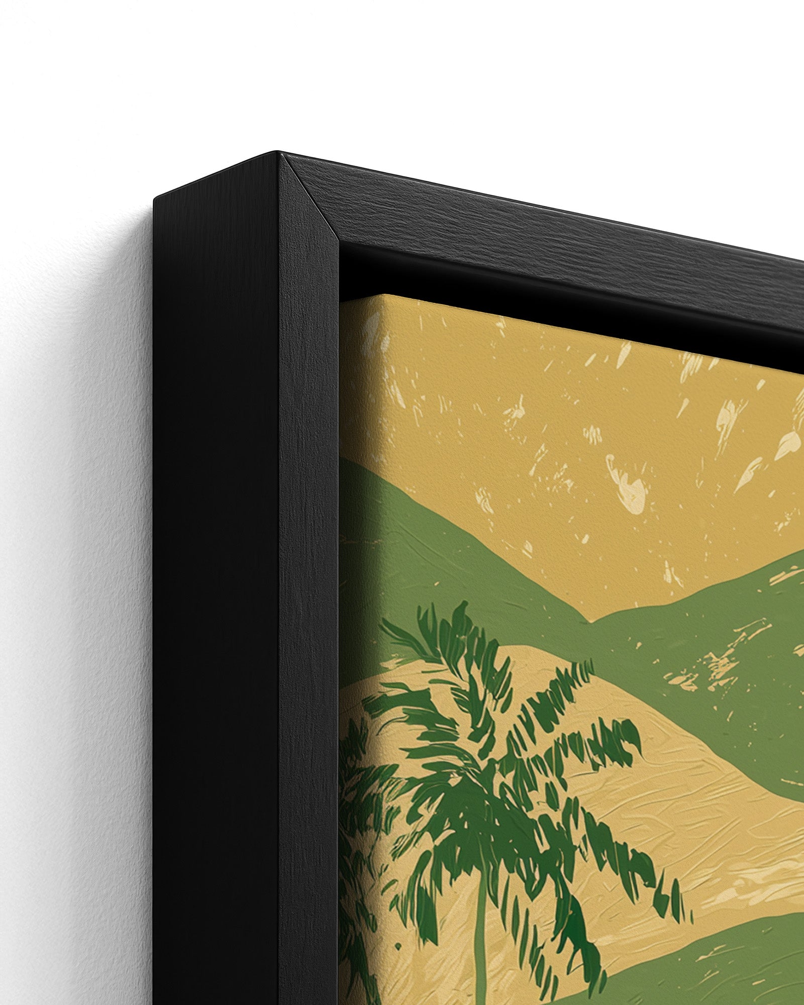 Provision Ground - Black Framed Canvas Detail