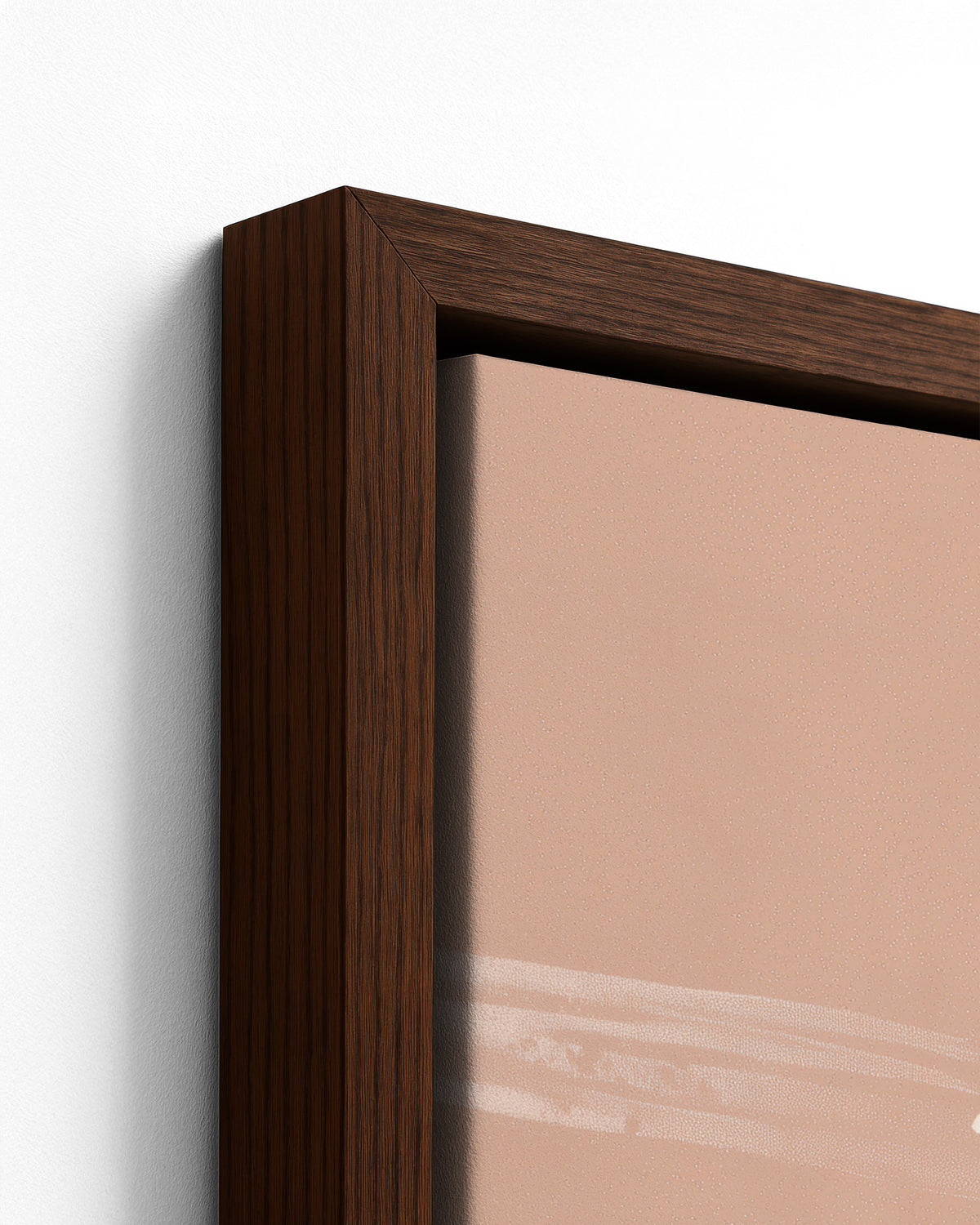 The Big Pot - Dark Wood Framed Canvas Detail