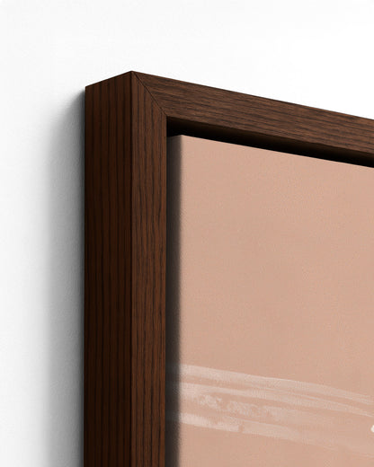 The Big Pot - Dark Wood Framed Canvas Detail