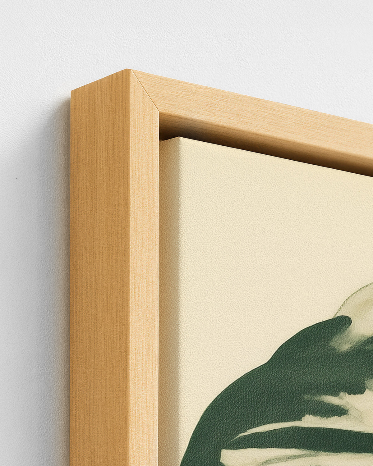 Bonnet - Wood Framed Canvas Detail