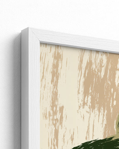 In Her Shade - White Frame