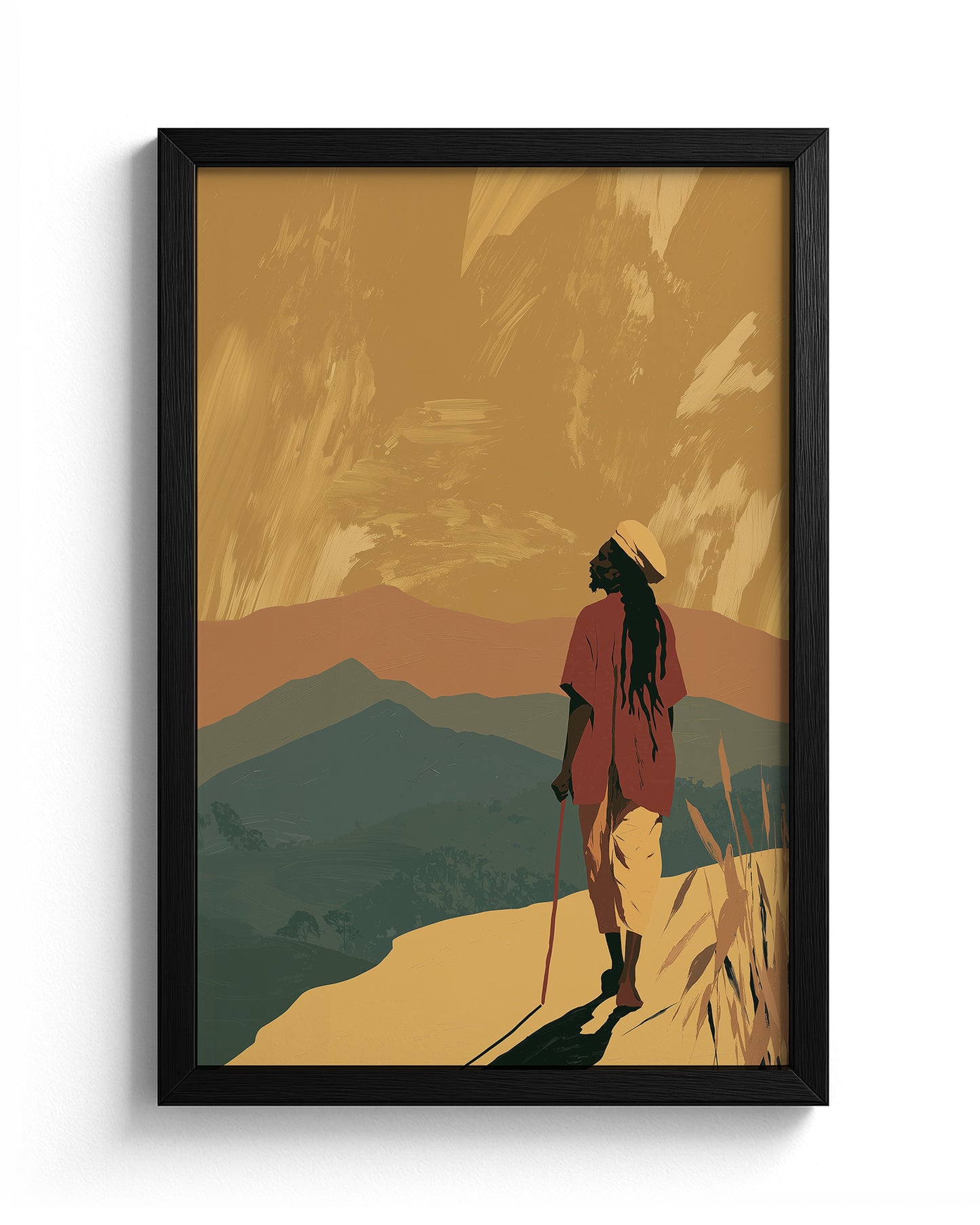 To the Hills - Black Frame Main