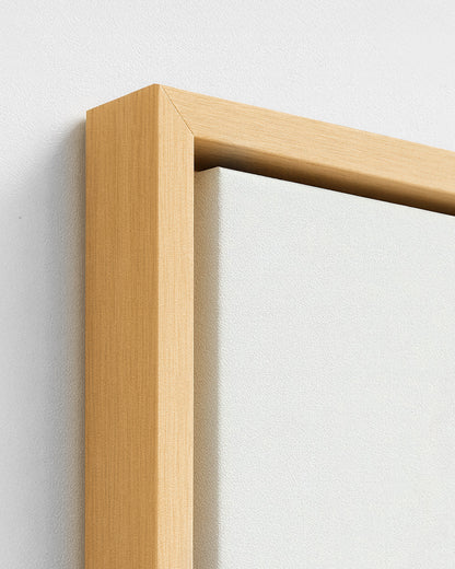 Full Voice - Wood Framed Canvas Detail
