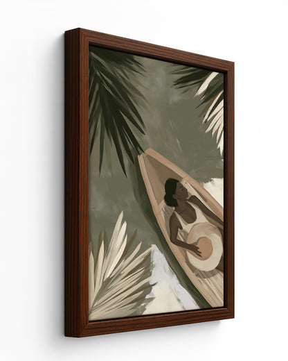 River Rest - Black Framed Canvas