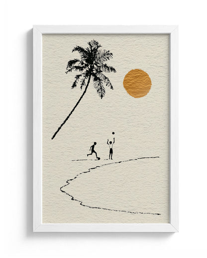 Barefoot Football - White Frame Main