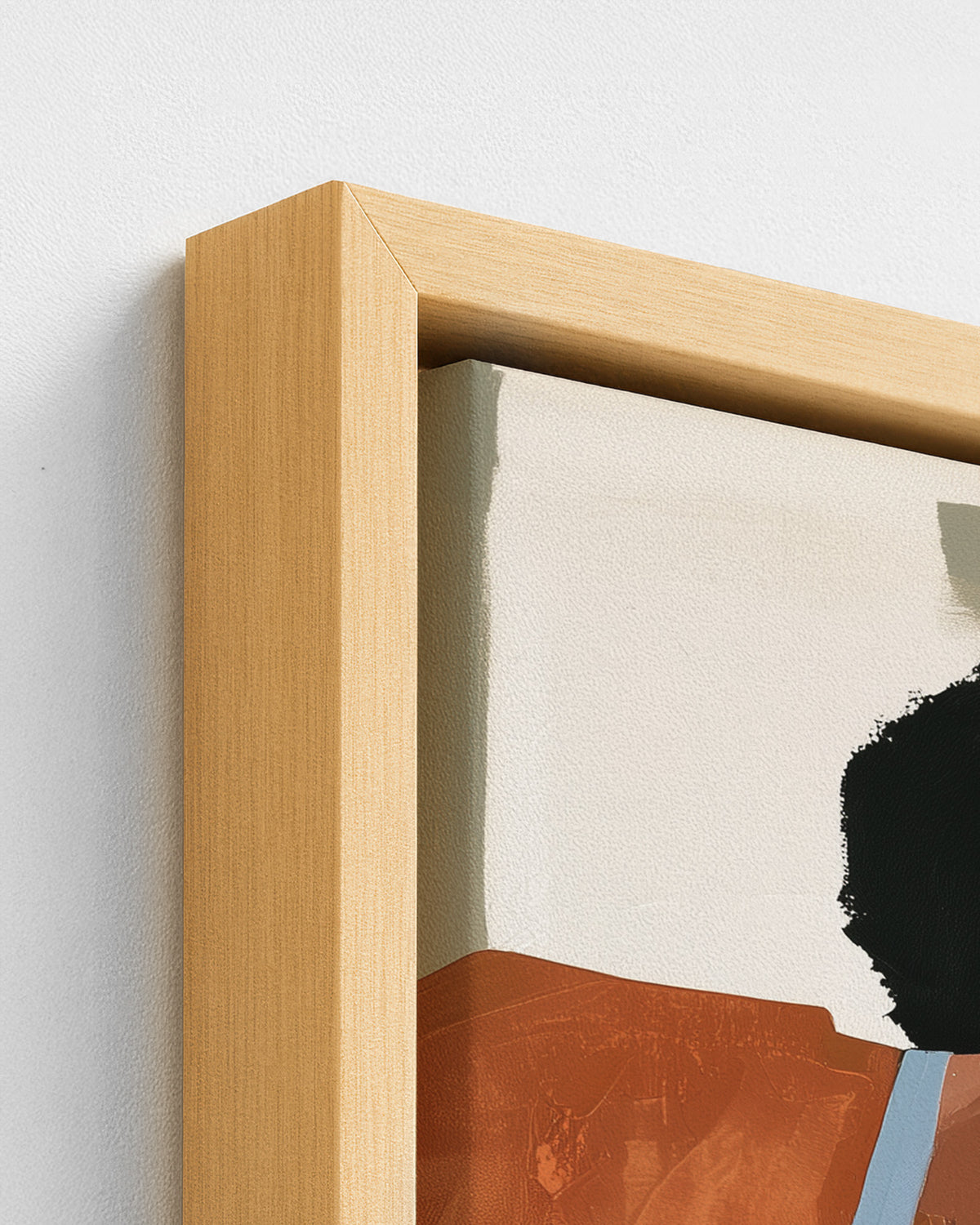 Plates for Home - Wood Framed Canvas Detail