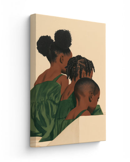 Three in a Row - Thick Canvas