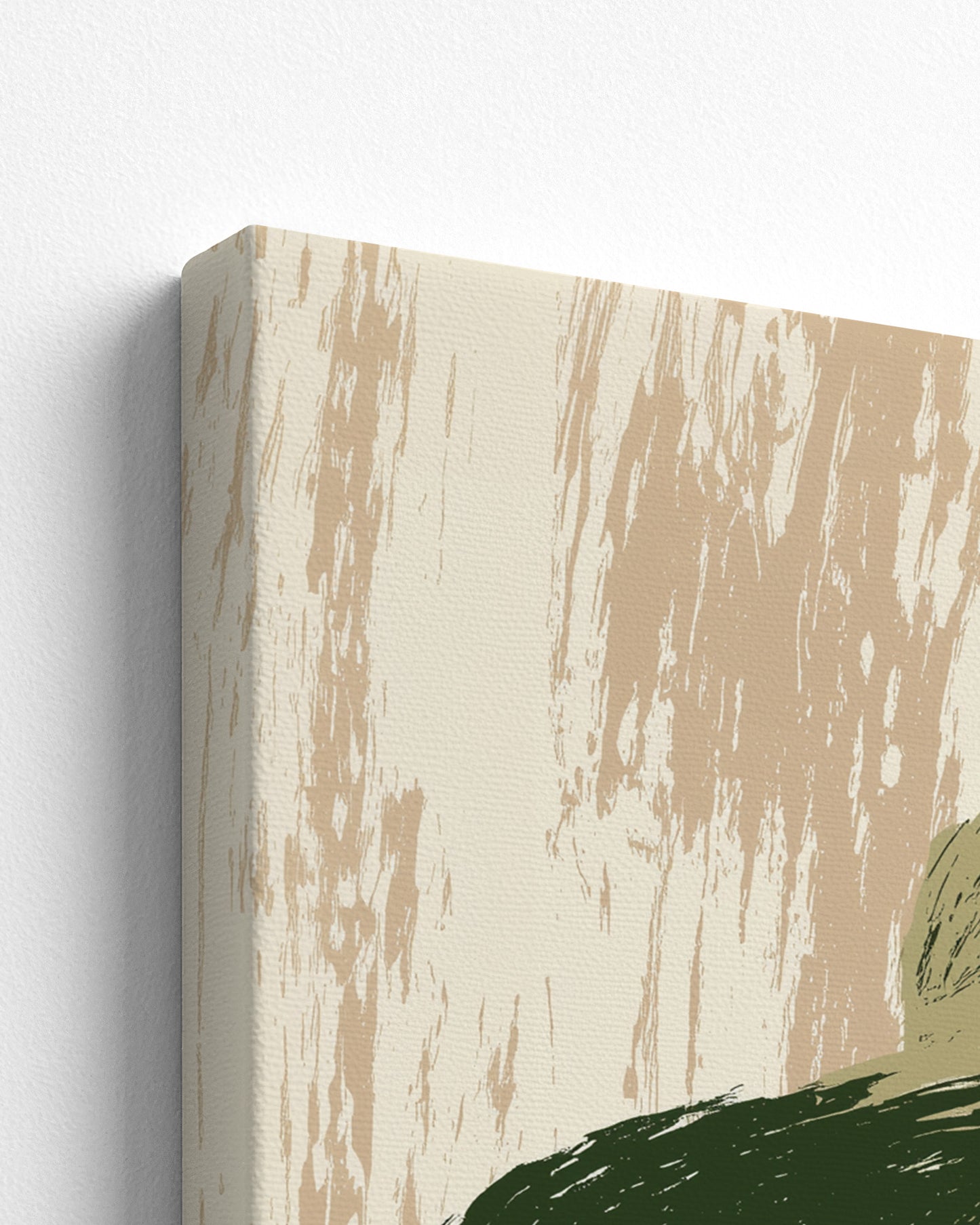 In Her Shade - Thick Canvas Detail