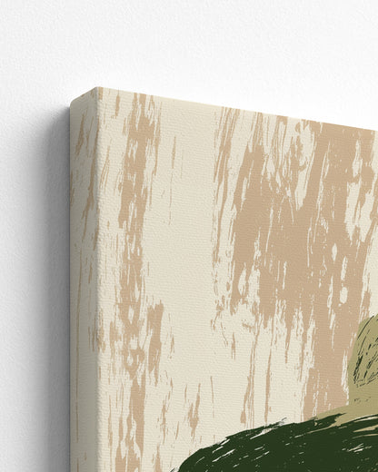 In Her Shade - Thick Canvas Detail