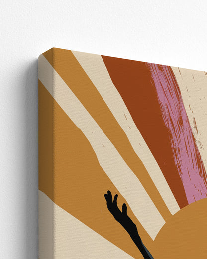 Give Thanks - Thick Canvas Detail