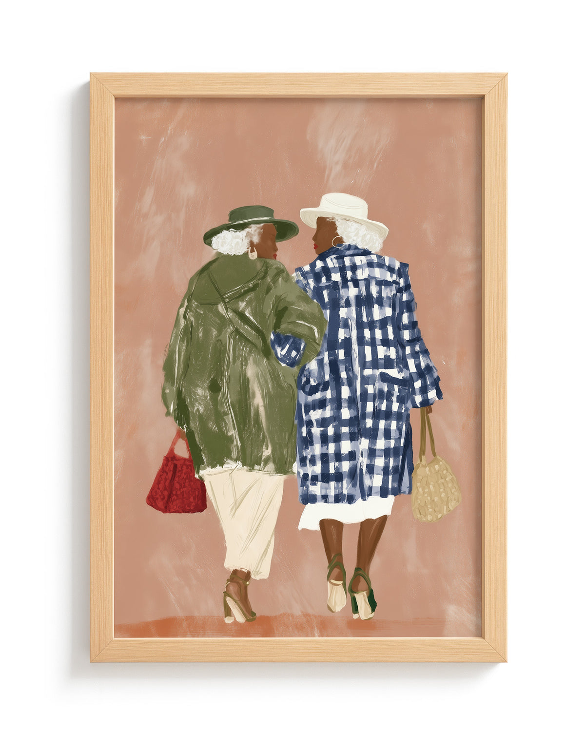 Grandma's Footsteps - Wood Frame