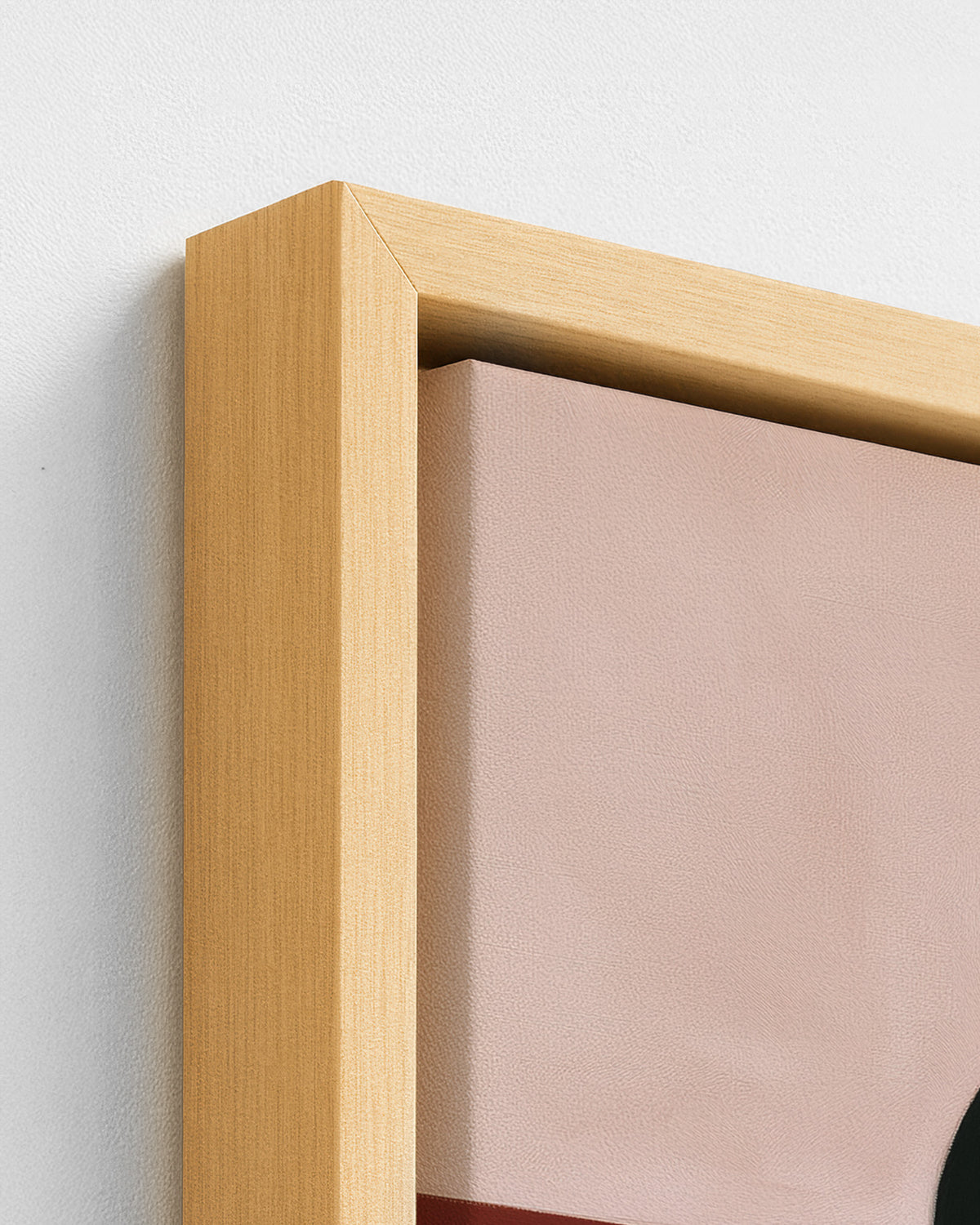 Belly Full - Wood Framed Canvas Detail
