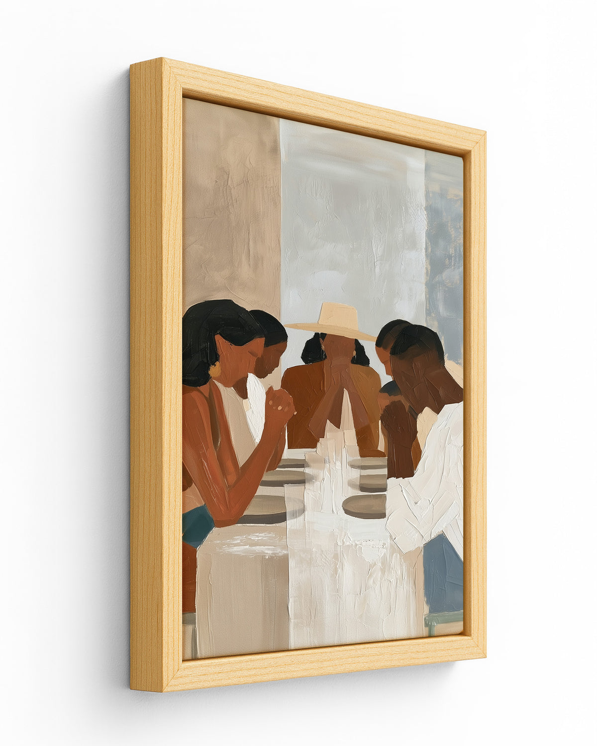 Say Grace - Wood Framed Canvas