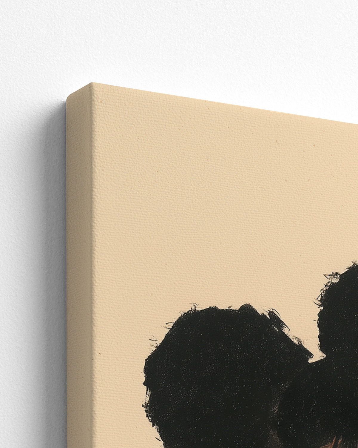 Three in a Row - Thick Canvas Detail