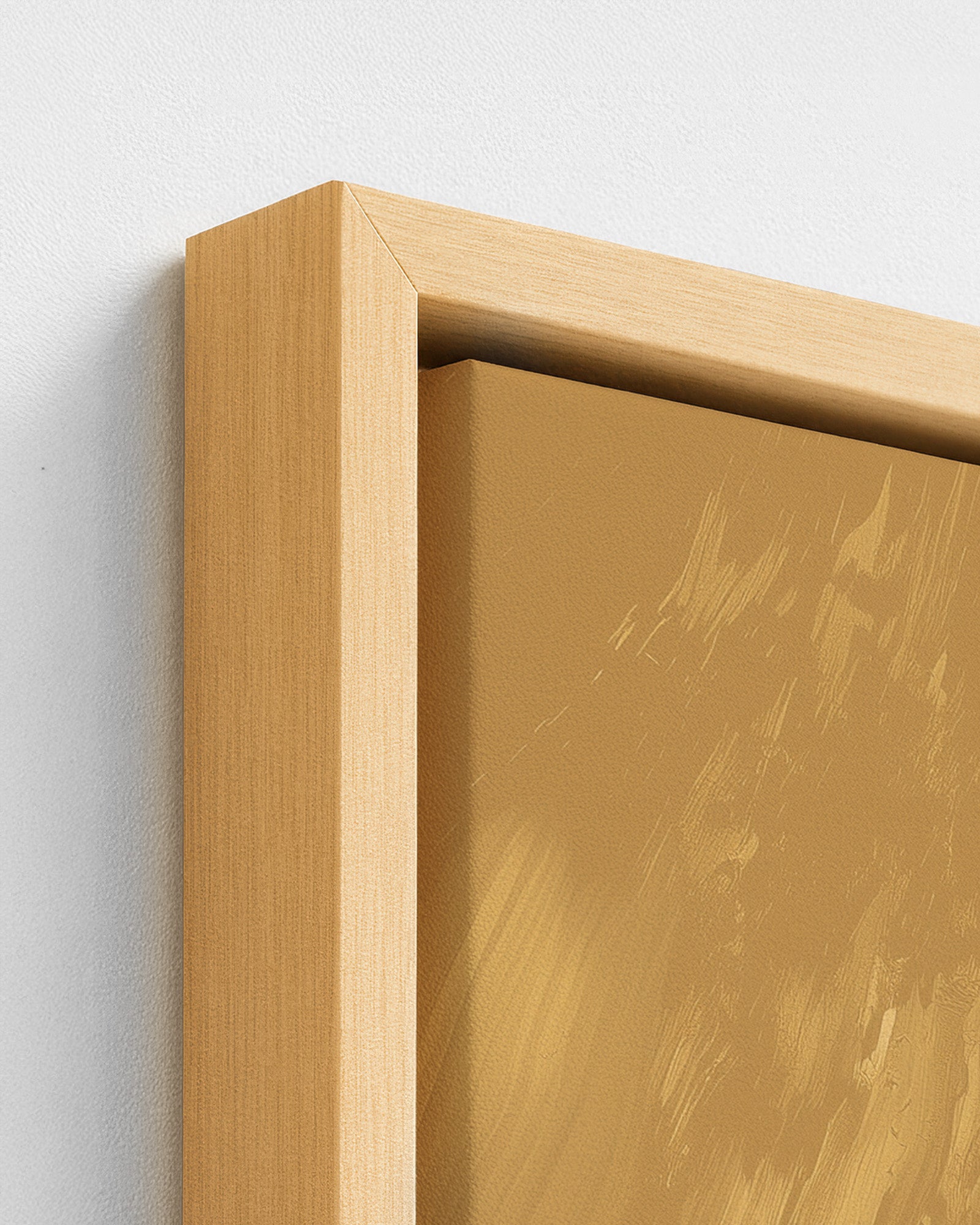 To the Hills - Wood Framed Canvas Detail