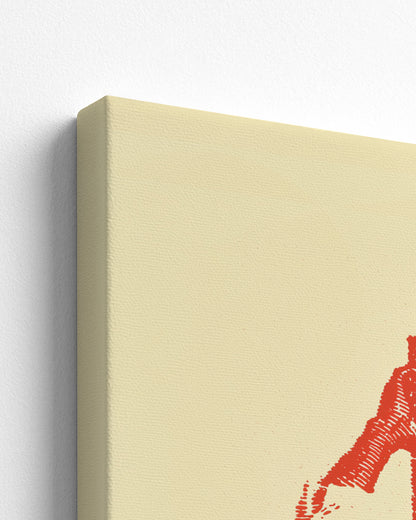 The Sound Man - Thick Canvas Detail