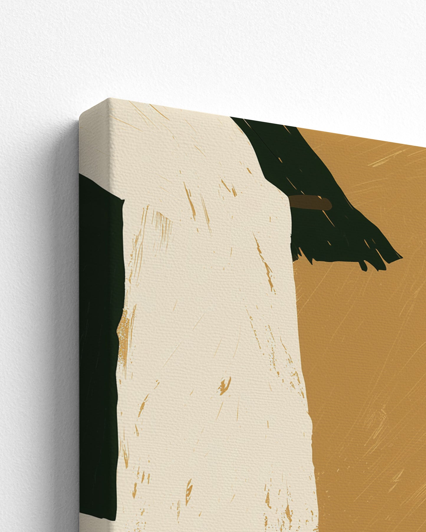 Blue Mountain Morning - Thick Canvas Detail