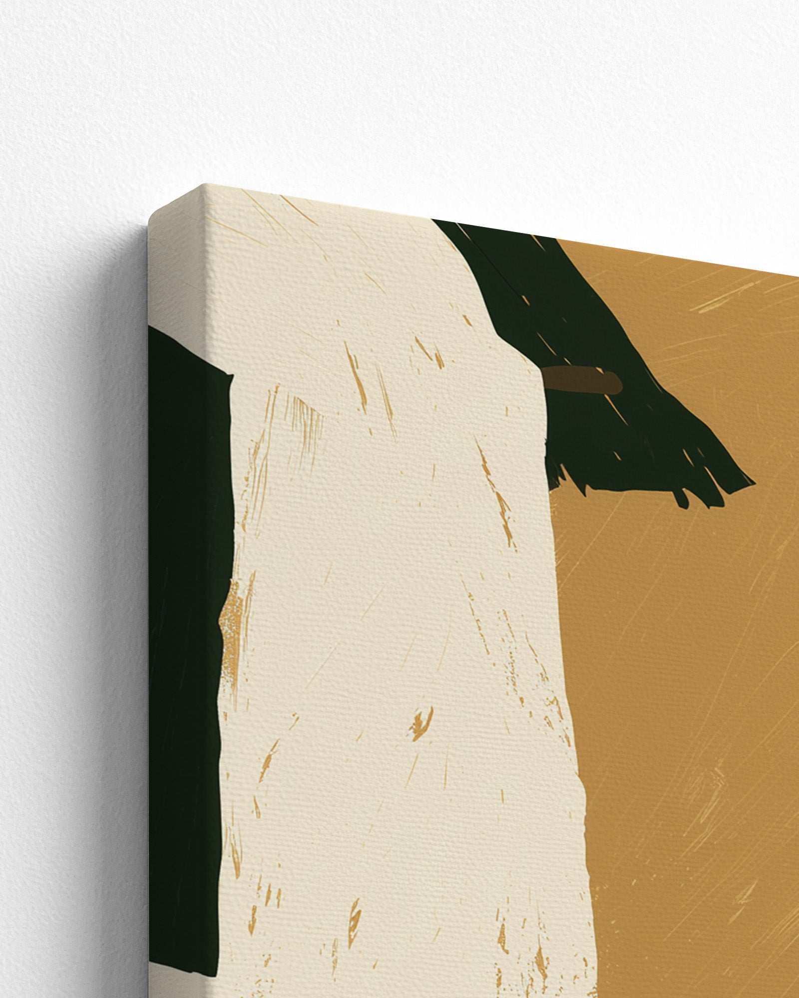 Blue Mountain Morning - Thick Canvas Detail