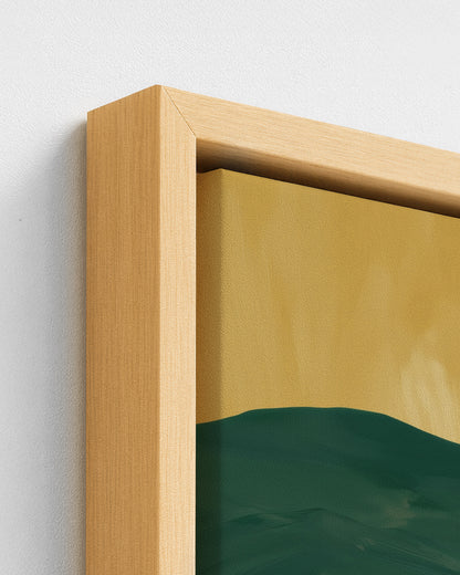 Walk Good - Wood Framed Canvas Detail
