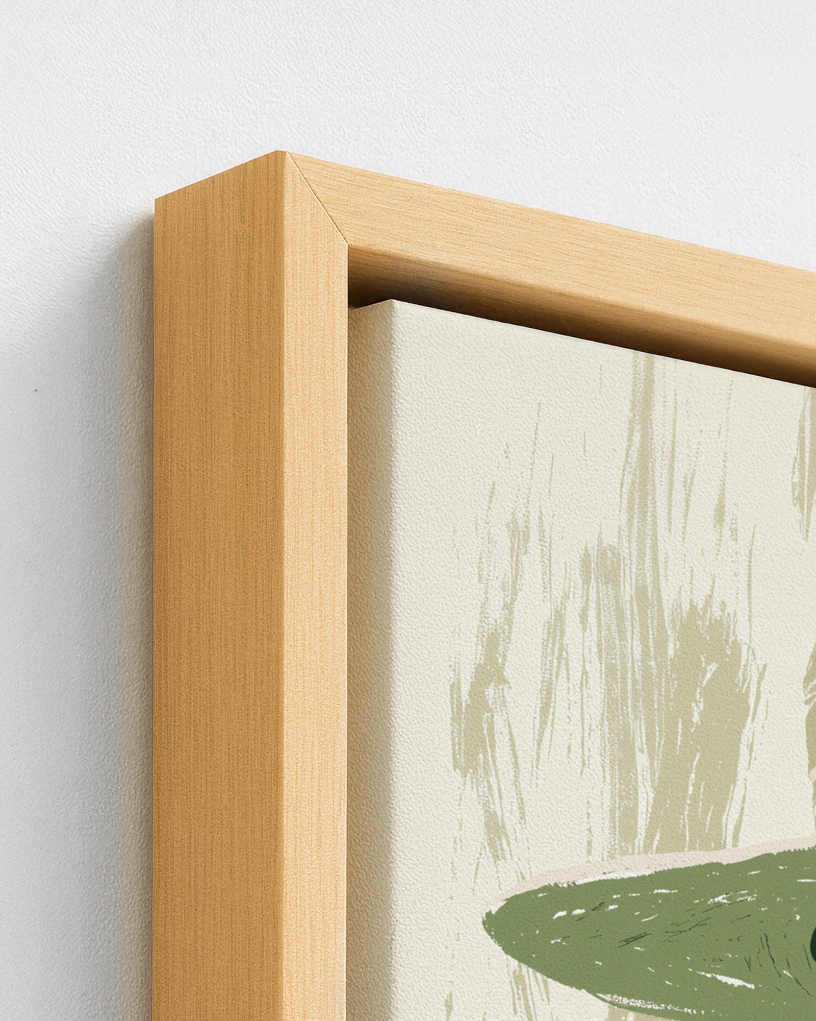 Cool Breeze - Wood Framed Canvas Detail