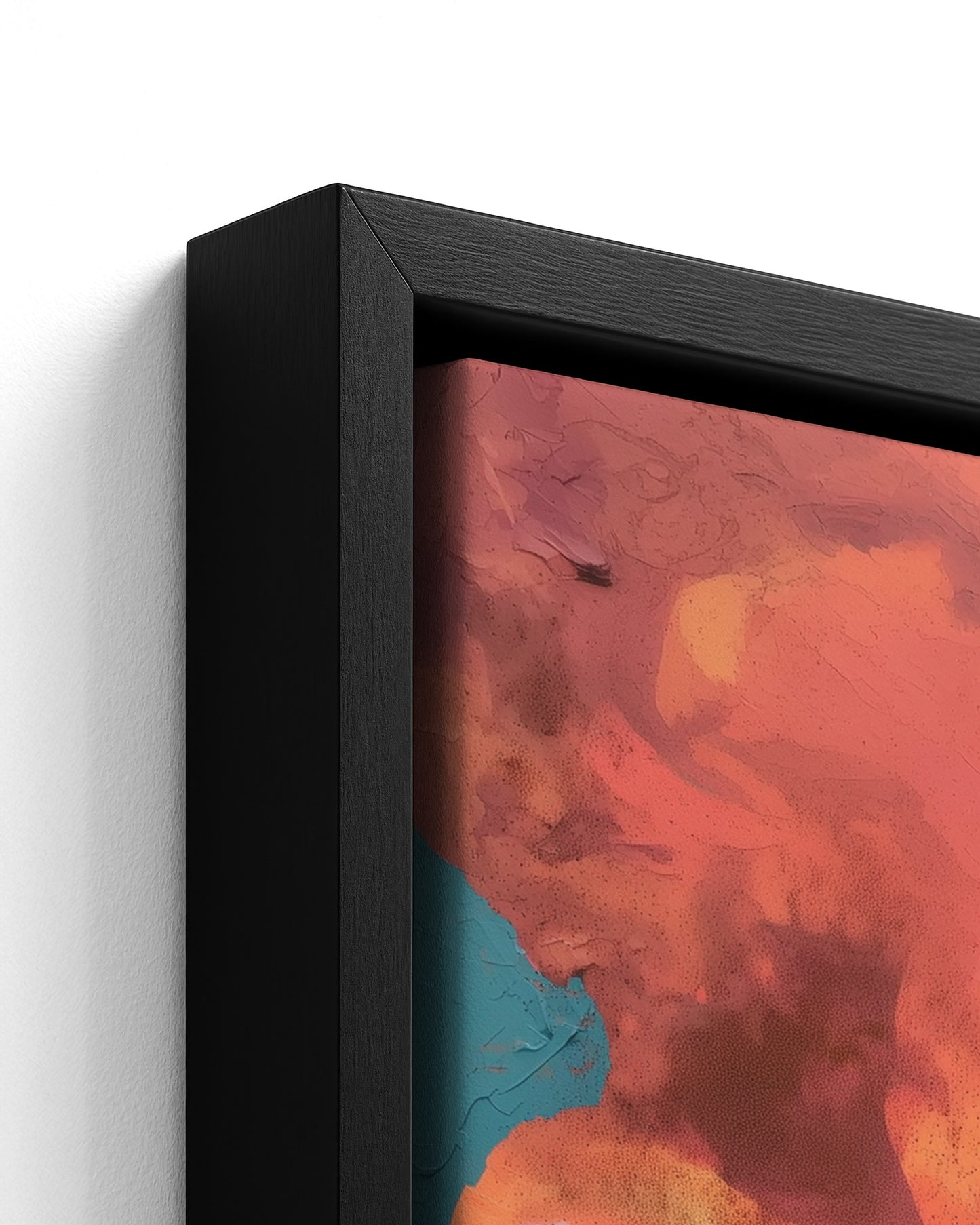 Pimento Smoke - Black Framed Canvas Detail