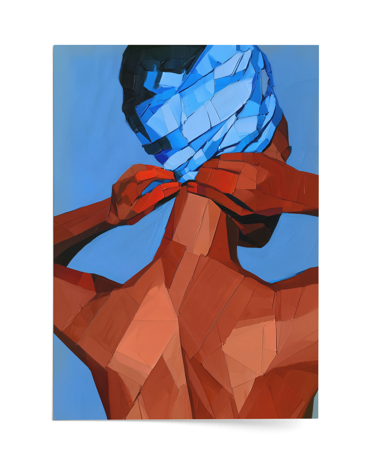 Tied in Blue - Print