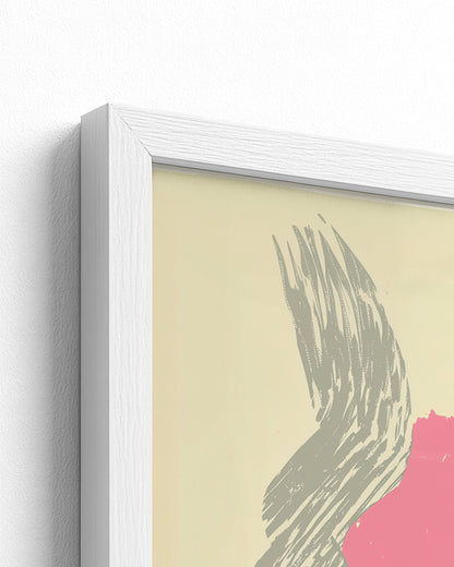 Roadside Fire - White Frame