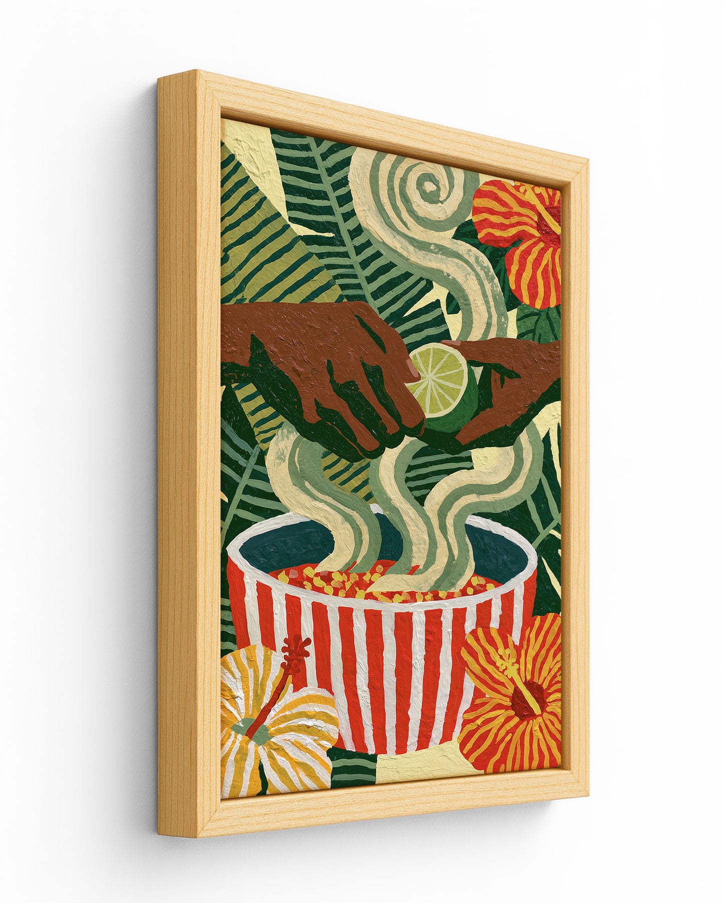 Fresh Squeeze - Wood Framed Canvas