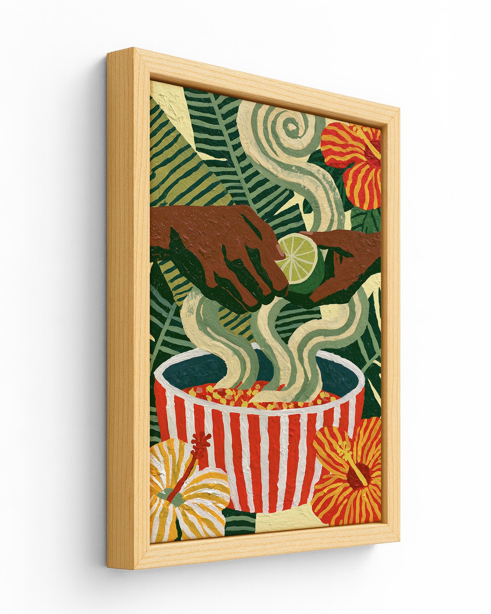 Fresh Squeeze - Wood Framed Canvas