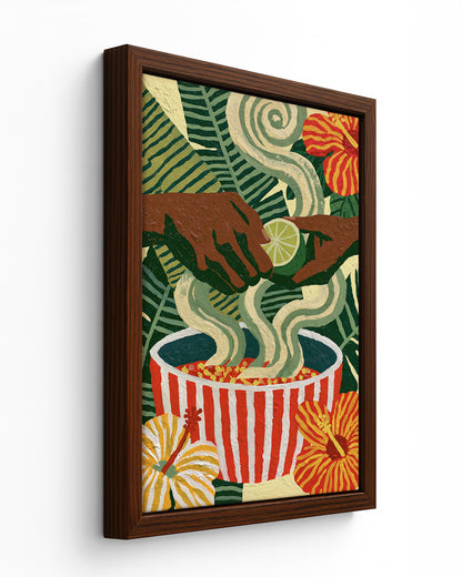 Fresh Squeeze - Black Framed Canvas