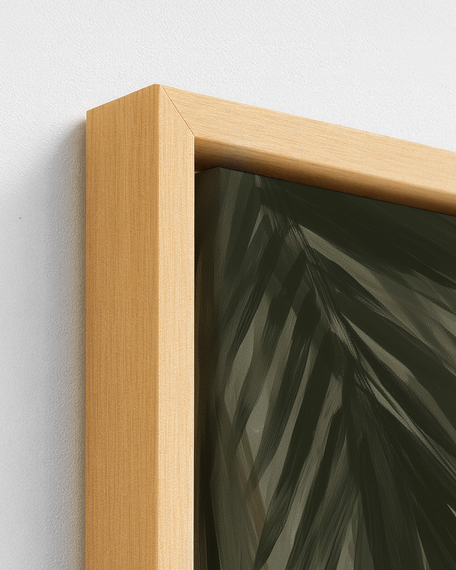 River Rest - Wood Framed Canvas Detail