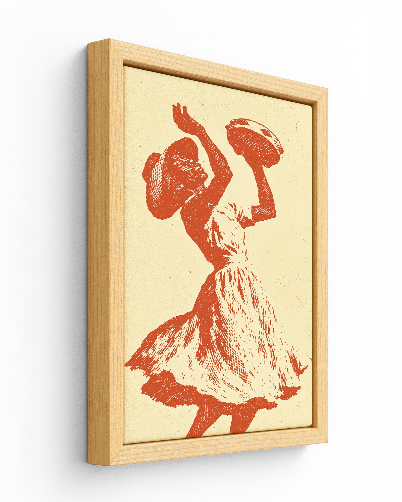 Tambourine - Wood Framed Canvas
