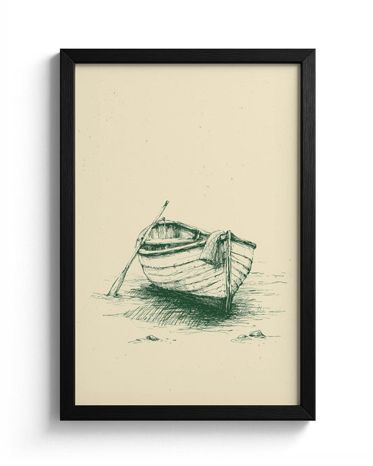 Quiet Harbour - Black Frame Main