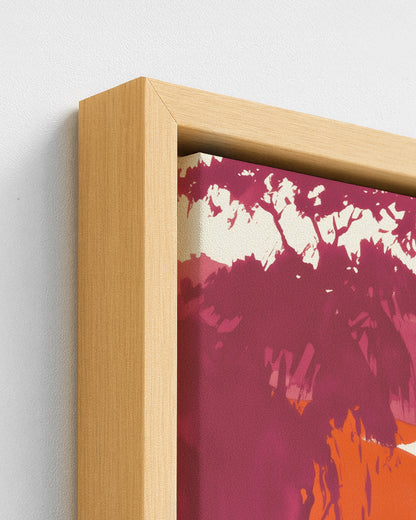 Dunn's River - Wood Framed Canvas Detail