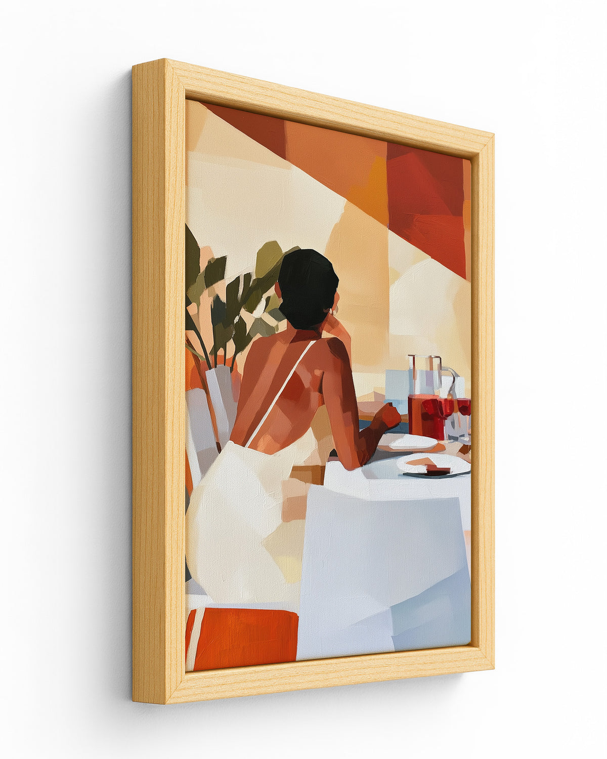 Her Turn - Wood Framed Canvas