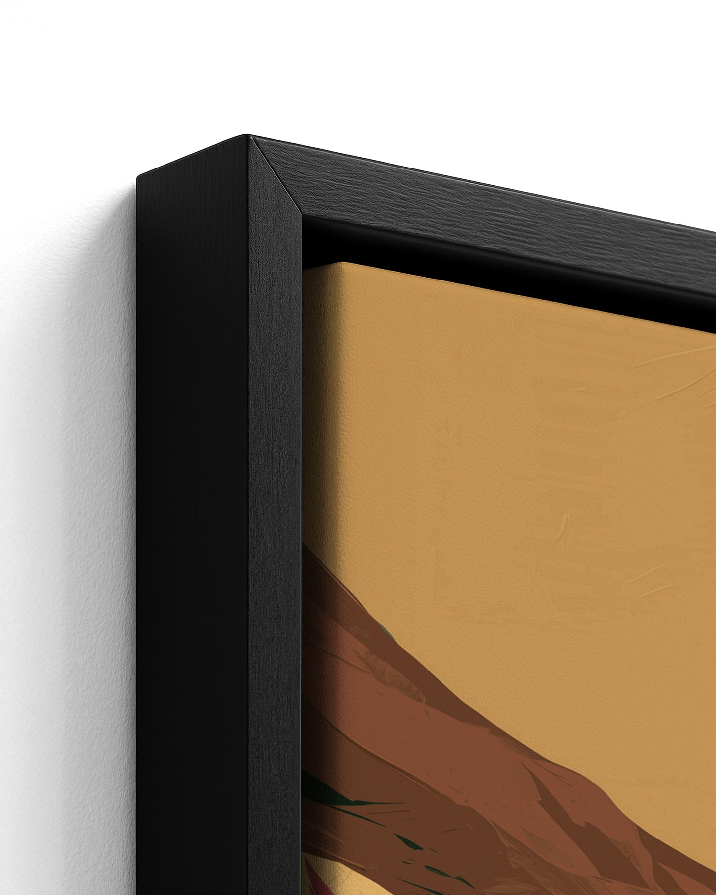 Thyme & Pepper - Black Framed Canvas Detail
