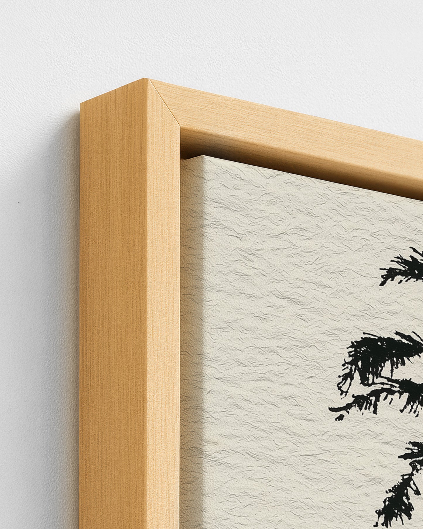 Barefoot Football - Wood Framed Canvas Detail