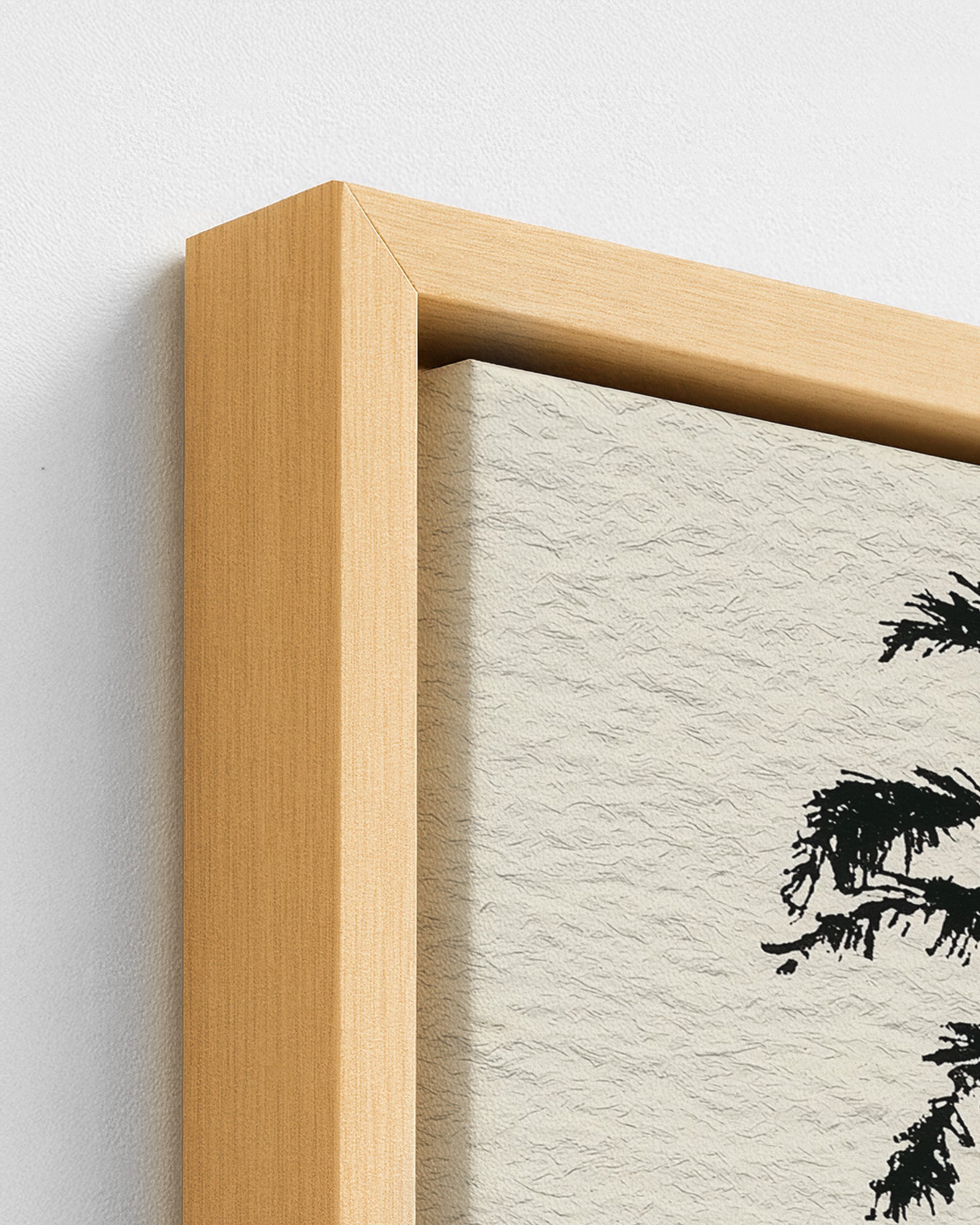 Barefoot Football - Wood Framed Canvas Detail