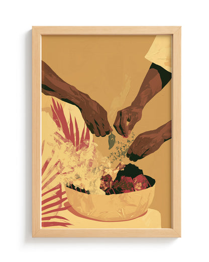 Thyme & Pepper - Wood Frame
