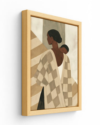 Carried - Wood Framed Canvas
