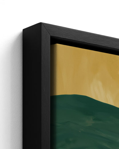 Walk Good - Black Framed Canvas Detail