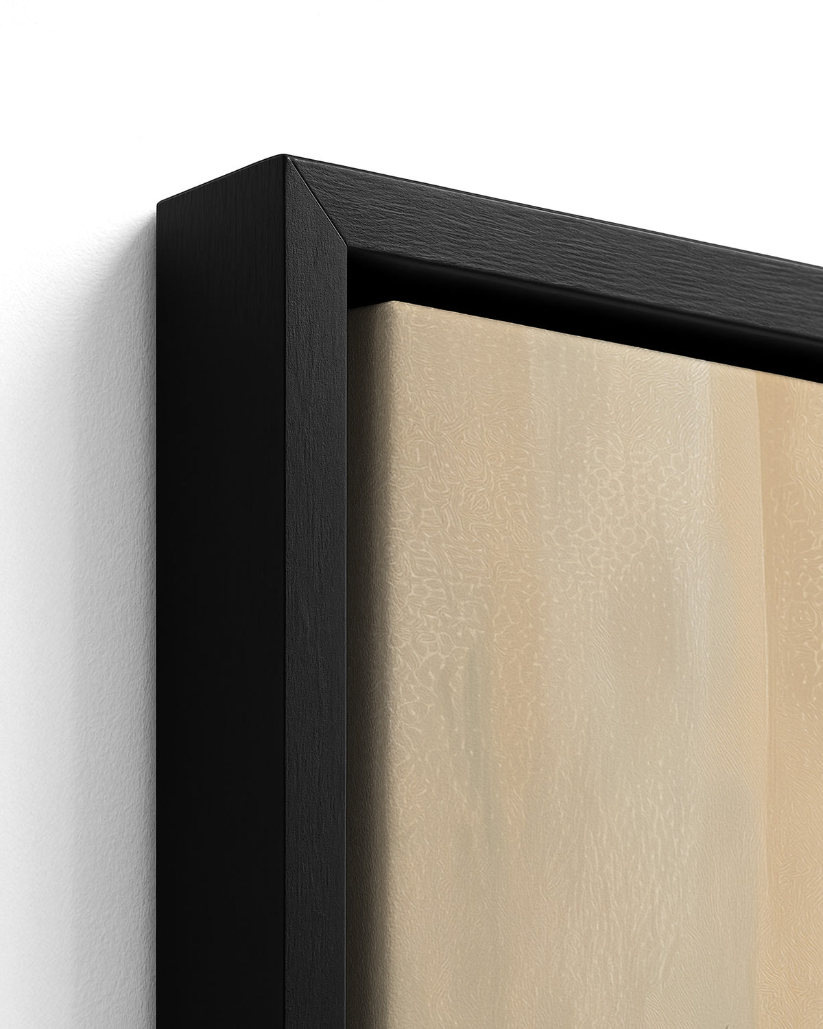 Before We Eat - Black Framed Canvas Detail