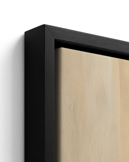 Before We Eat - Black Framed Canvas Detail
