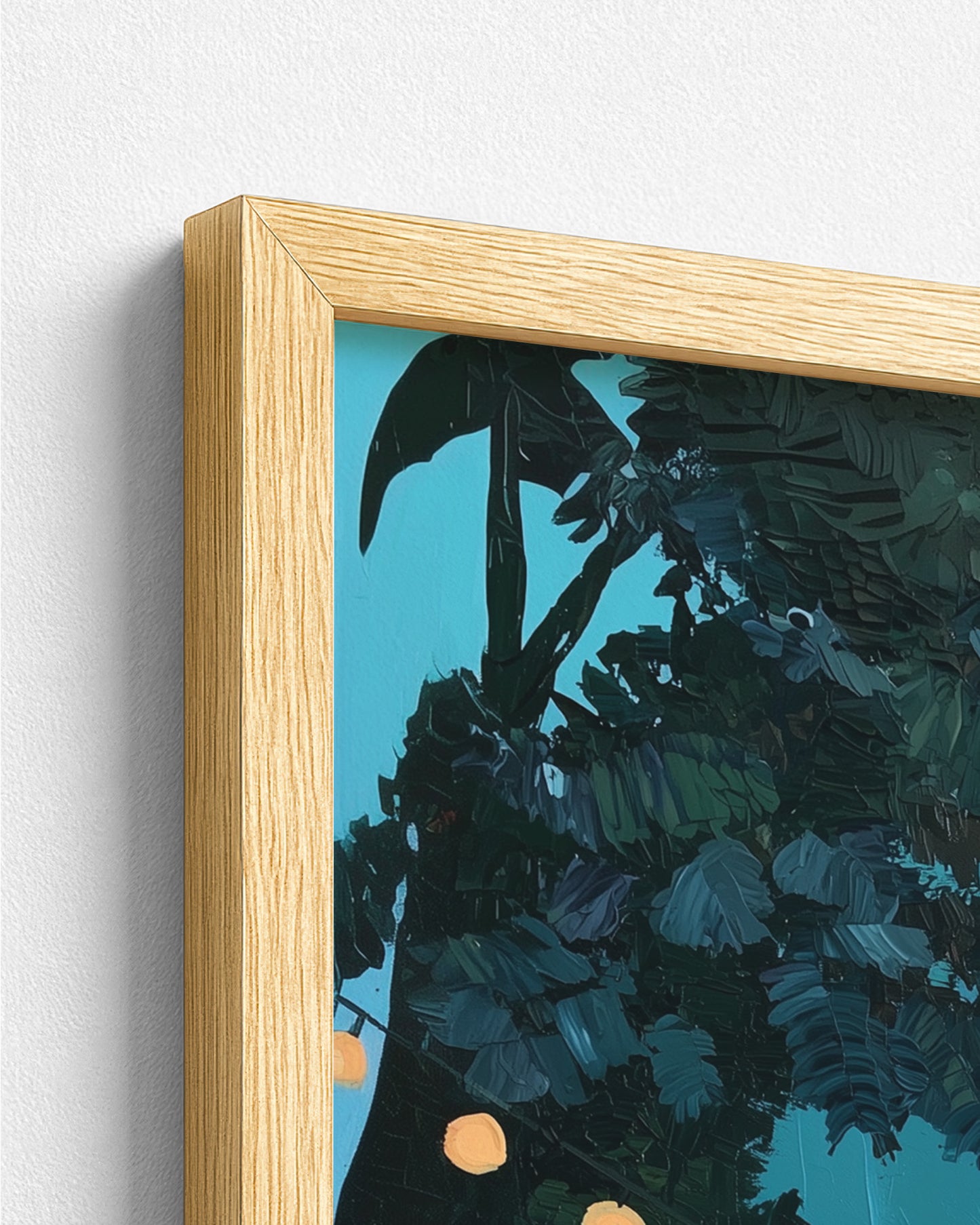 Smoke & Stars - Wood Frame Detail