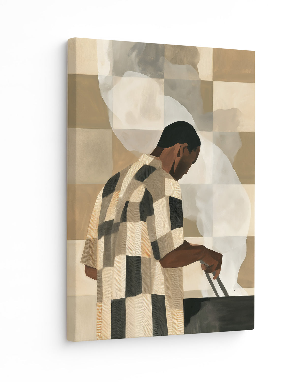 Tending the Coals - Slim Canvas