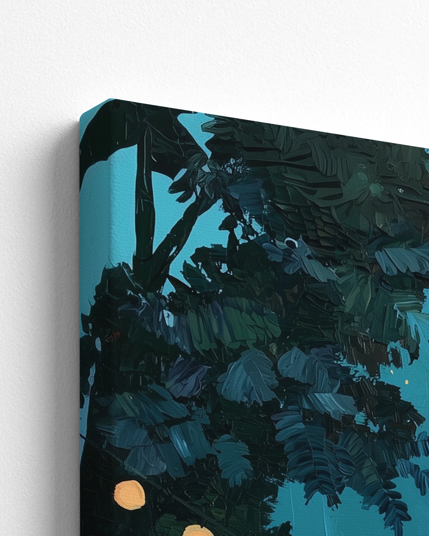 Smoke & Stars - Thick Canvas Detail