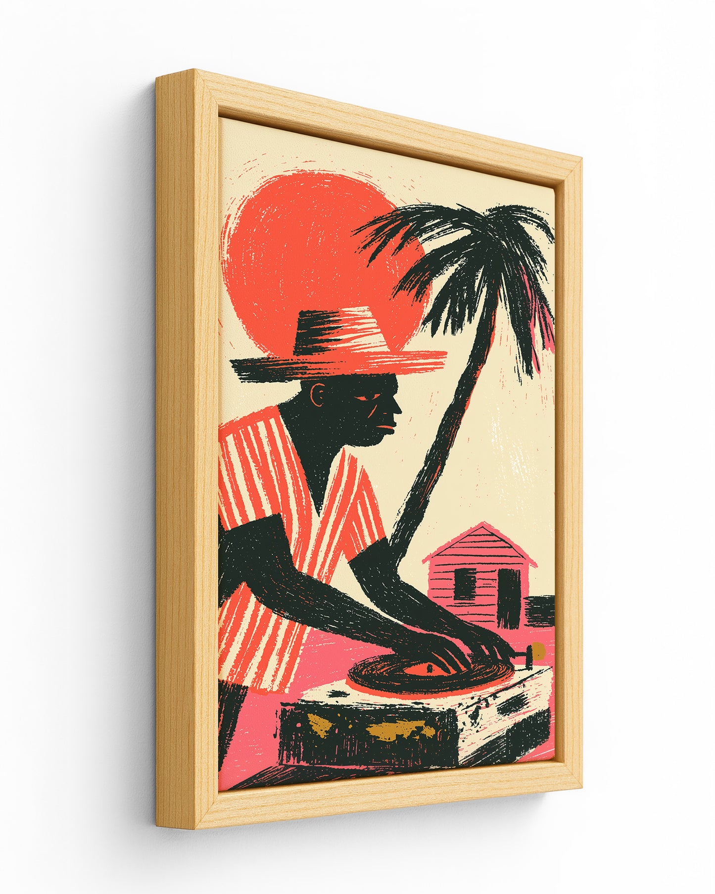 The Selector - Wood Framed Canvas