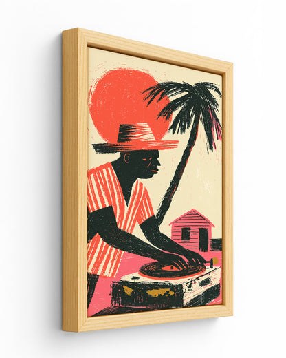 The Selector - Wood Framed Canvas
