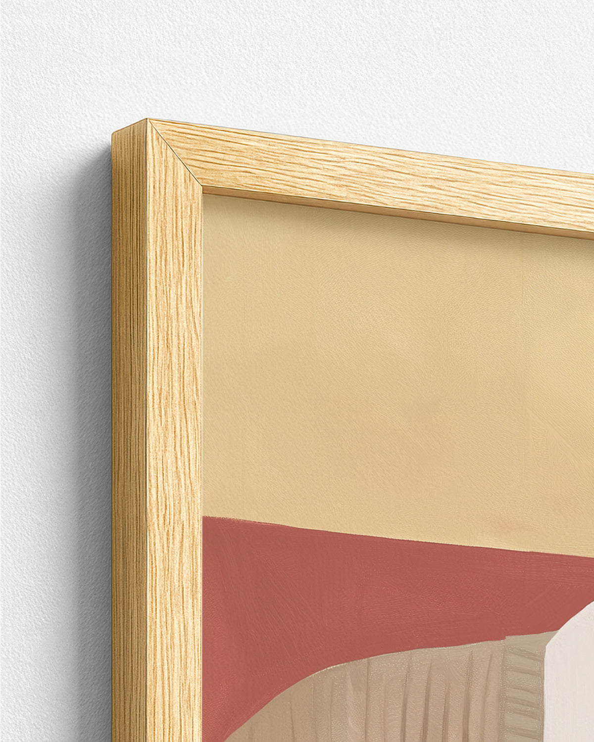 Drop the Needle - Wood Frame Detail