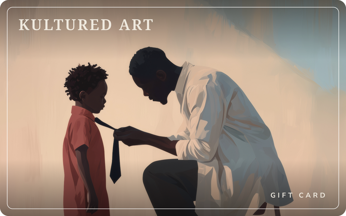 Kultured Art gift card, Tying Tomorrow